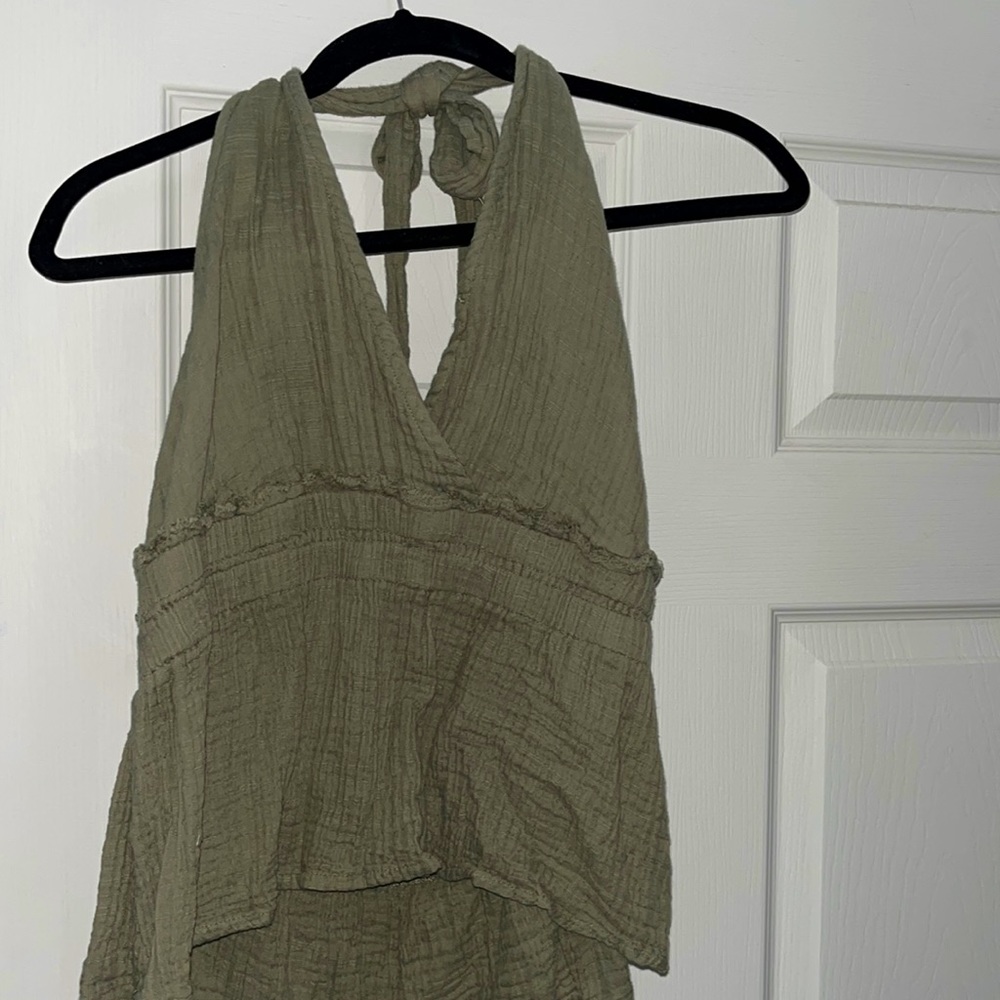 AE Neck Tie Tank Top